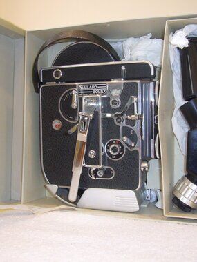 [EX+++] PAILLARD BOLEX H16 REFLEX 16mm Film Movie Camera - RUNS GREAT!